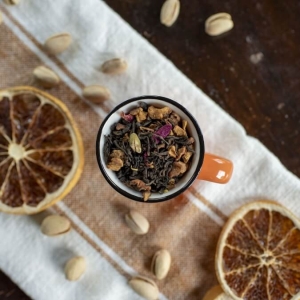 Pistachio Orange Pu Erh