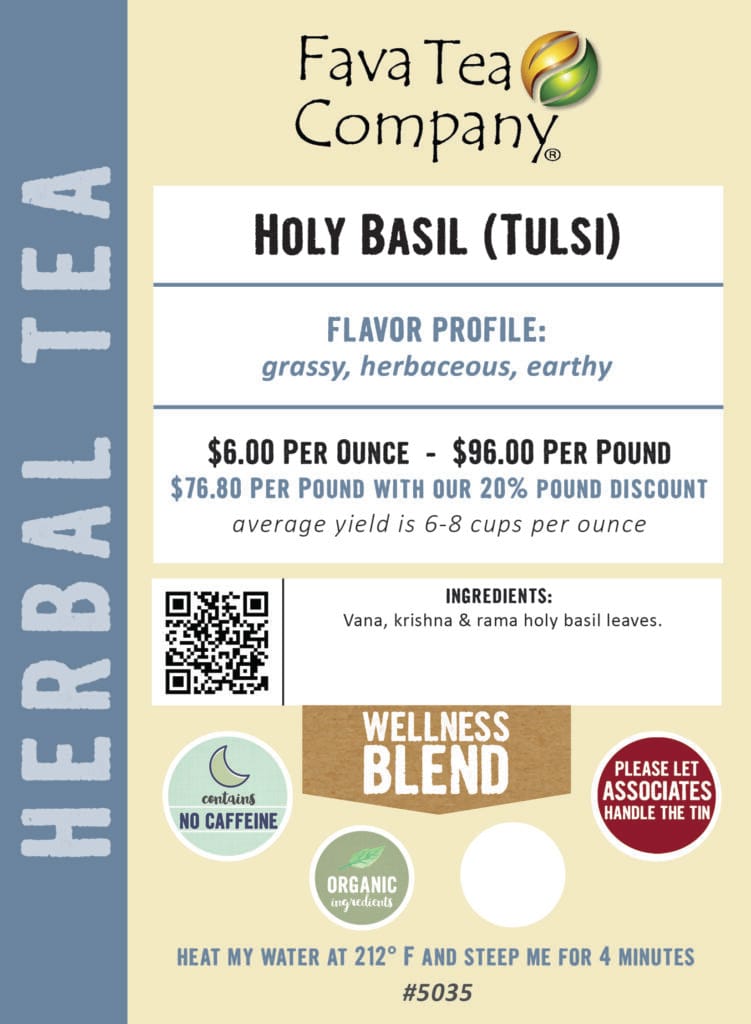 Holy Basil Herbal Tea Fava Tea